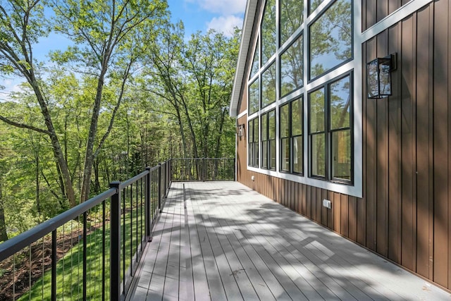 74 Scenic View Rd, Ashland, NH 03217 - view of wooden terrace