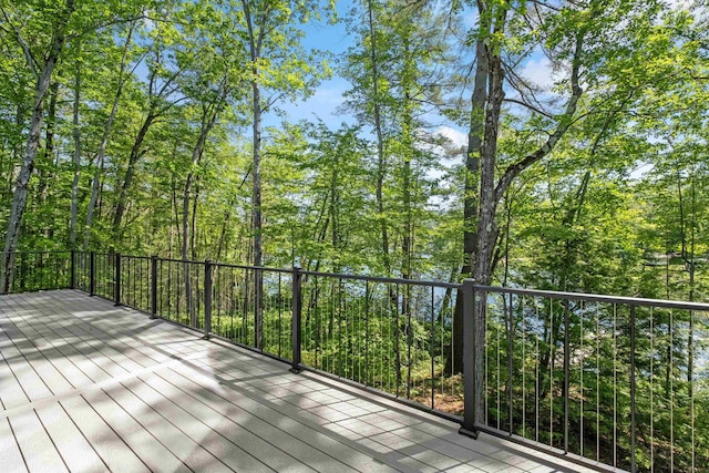74 Scenic View Rd, Ashland, NH 03217 - view of wooden deck
