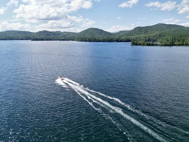74 Scenic View Rd, Ashland, NH 03217 - water view with a mountain backdrop