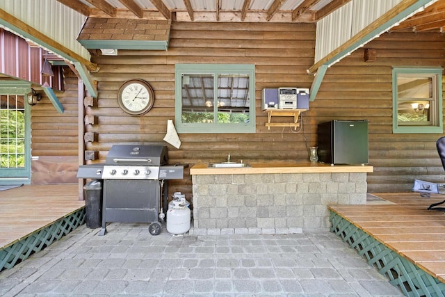 43 Knights Pond Rd, South Berwick, ME 03908 - view of patio / terrace featuring grilling area and a wooden deck