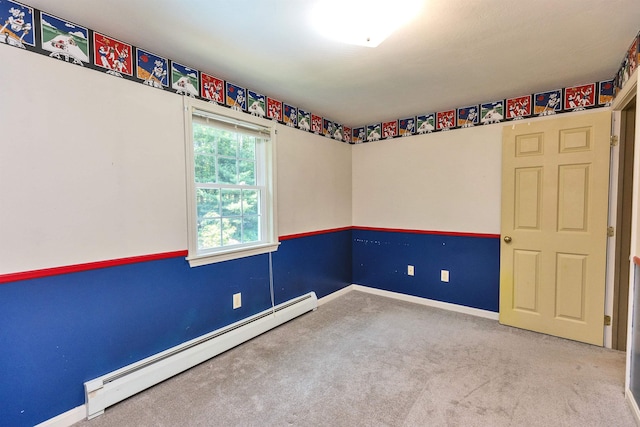 21 Winter Dr, Hooksett, NH 03106 - carpeted spare room featuring baseboard heating and baseboards