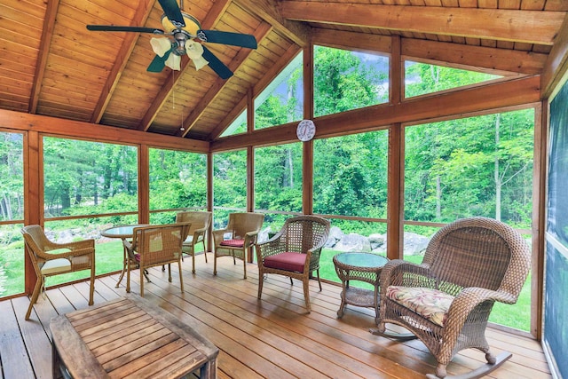 21 Winter Dr, Hooksett, NH 03106 - sunroom / solarium featuring a ceiling fan and plenty of natural light