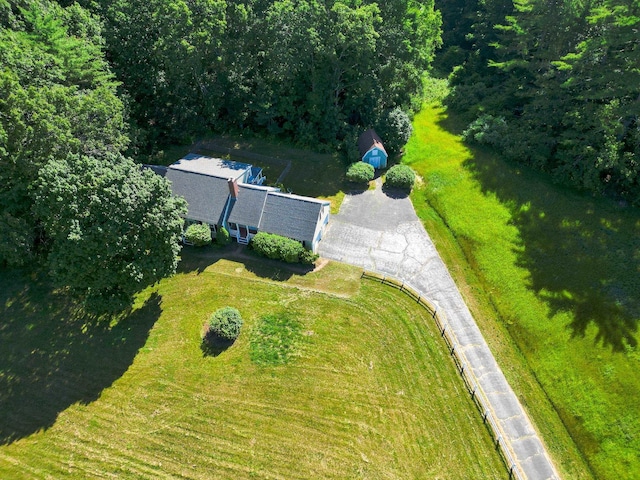 144 Packers Falls Rd, Durham, NH 03824 - view from above of property