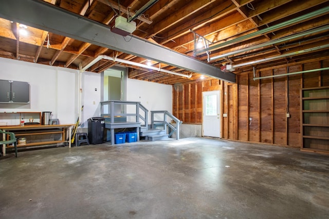 144 Packers Falls Rd, Durham, NH 03824 - garage featuring a garage door opener