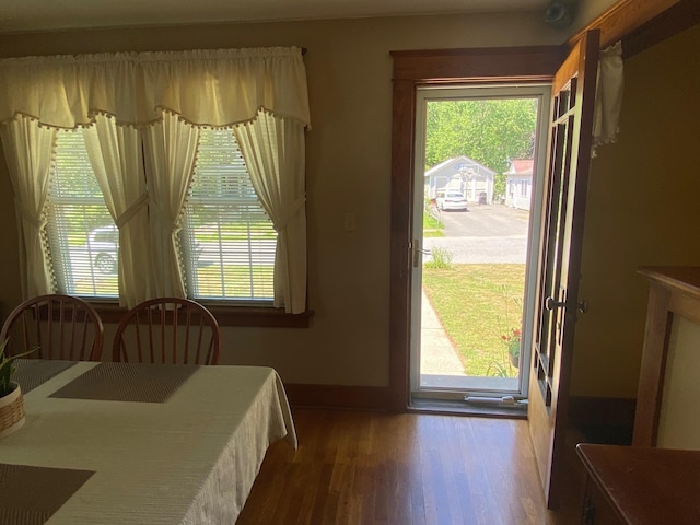 34 Dewey St, Springfield, VT 05156 - dining area featuring wood finished floors and healthy amount of natural light