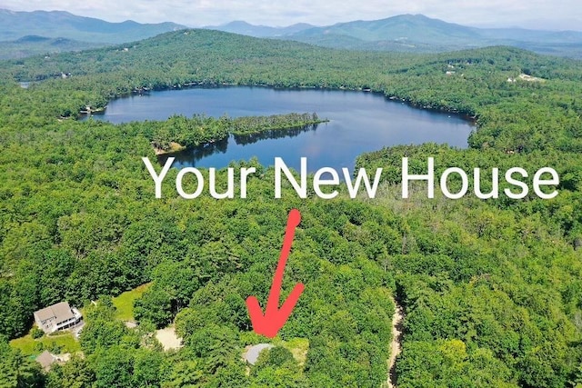 24 Amars Pl, Conway, NH 03818 - view of property location featuring a forest and a water and mountain view