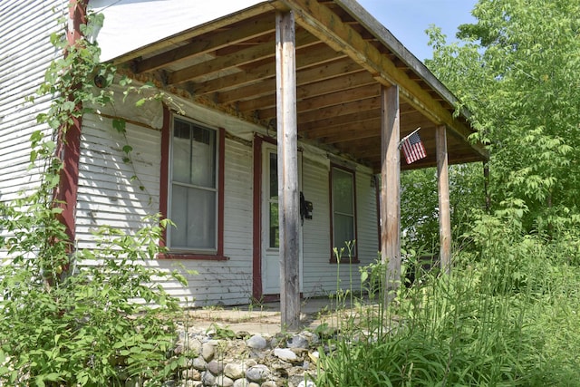 71 Maple St, Brandon, VT 05733 - view of side of property with covered porch