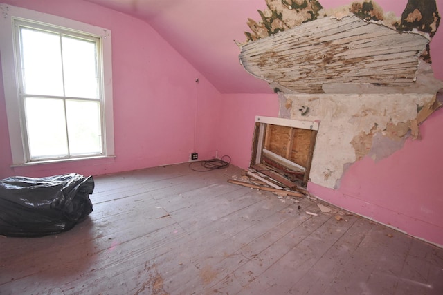 71 Maple St, Brandon, VT 05733 - bonus room featuring lofted ceiling and hardwood / wood-style flooring