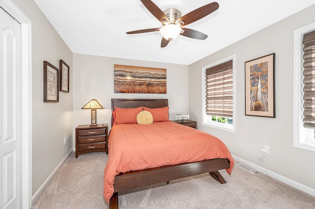 4 Chestnut St, Hudson, NH 03051 - bedroom featuring light colored carpet and a ceiling fan