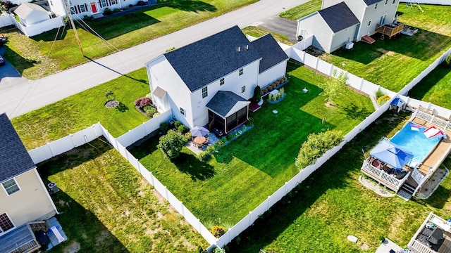 4 Chestnut St, Hudson, NH 03051 - aerial perspective of suburban area