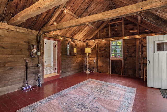 45 Atlantic Ave, North Hampton, NH 03862 - unfurnished room with hardwood / wood-style flooring, wood walls, and wooden ceiling