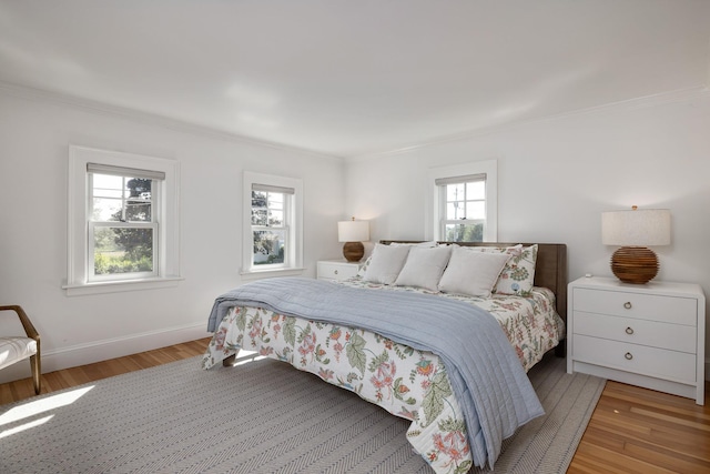 45 Atlantic Ave, North Hampton, NH 03862 - bedroom featuring crown molding and light wood-type flooring