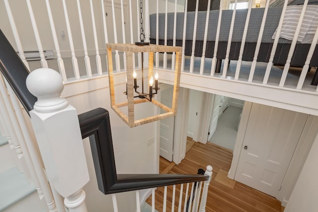 45 Atlantic Ave, North Hampton, NH 03862 - stairway featuring wood finished floors and baseboard heating