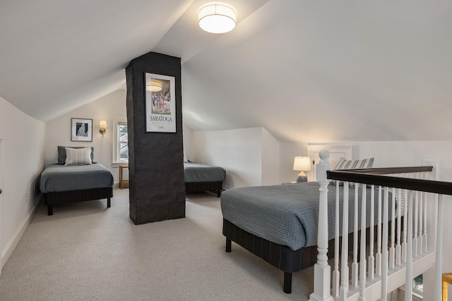 45 Atlantic Ave, North Hampton, NH 03862 - bedroom featuring carpet flooring and lofted ceiling
