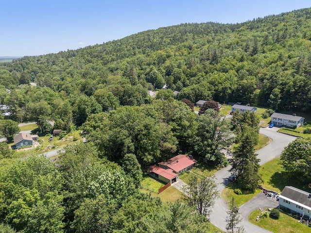 16 Brierbrook Ln, Springfield, VT 05156 - aerial overview of property's location with a heavily wooded area