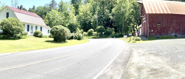 70 Wild Ammonoosuc Rd, Haverhill, NH 03785 - view of asphalt road featuring a barn