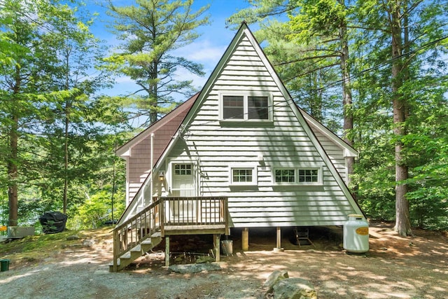 73 Lost Ln, Deering, NH 03244 - rear view of house