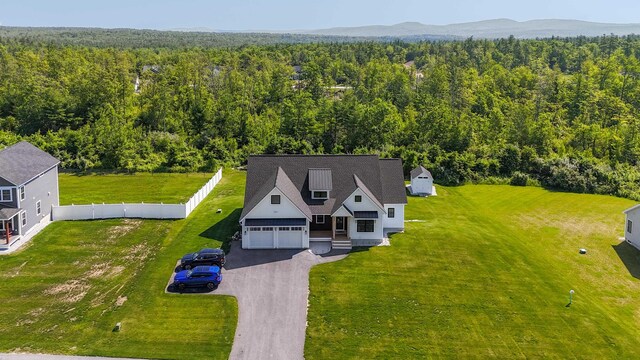 422 Blane Cir Unit 50, Pembroke, NH 03275 - view from above of property with a heavily wooded area