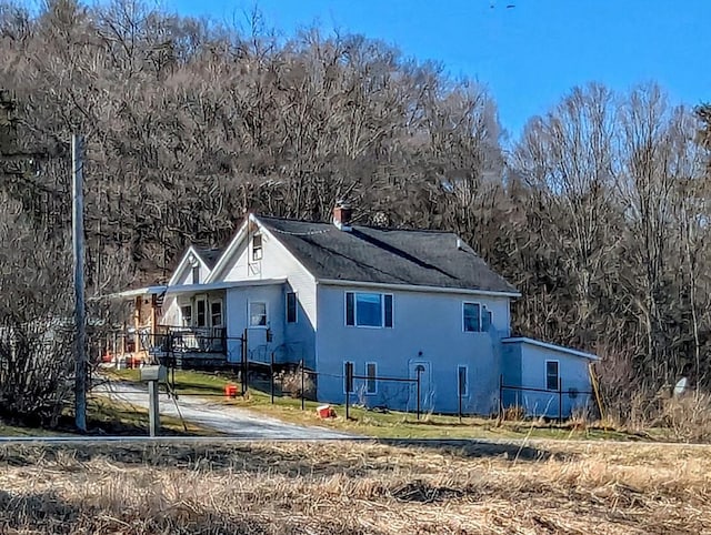 5559 W Creek Rd, Brandon, VT 05733 - view of home's exterior with stucco siding