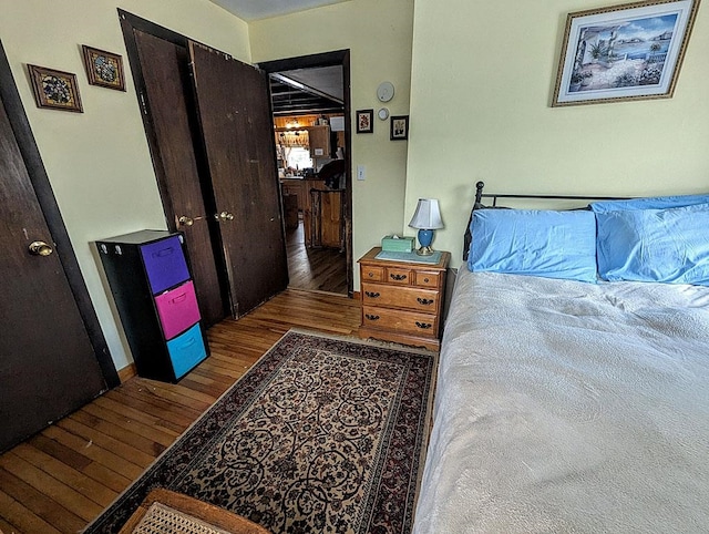 5559 W Creek Rd, Brandon, VT 05733 - bedroom with wood finished floors and baseboards