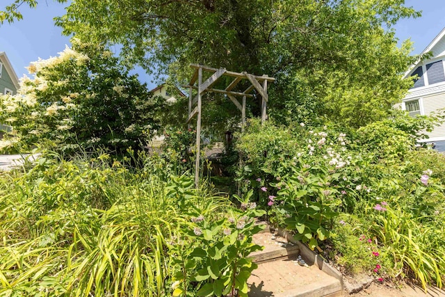10 Prospect St, Somersworth, NH 03878 - view of yard with a garden