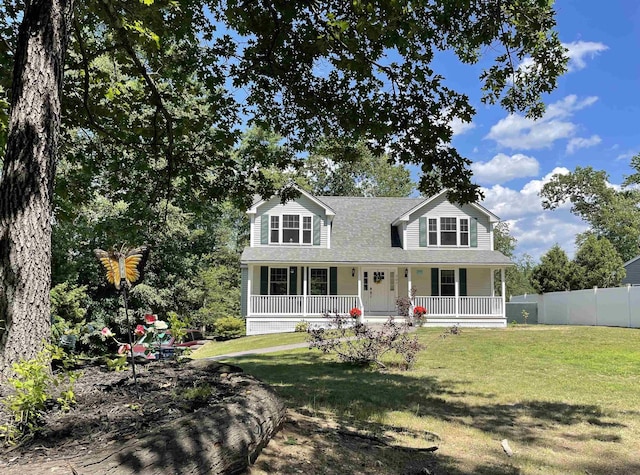 207 Long Pond Rd, Danville, NH 03819 - view of front of home featuring covered porch