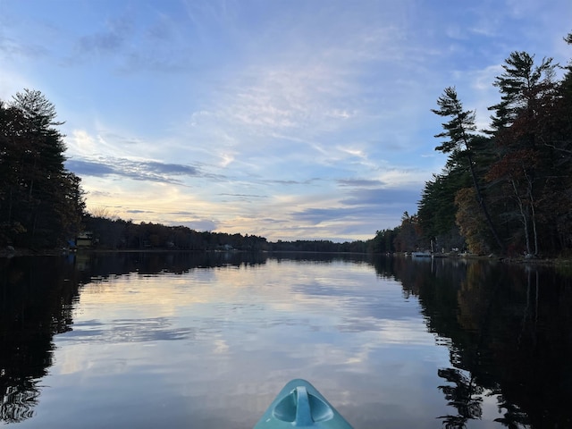 207 Long Pond Rd, Danville, NH 03819 - water view with a heavily wooded area