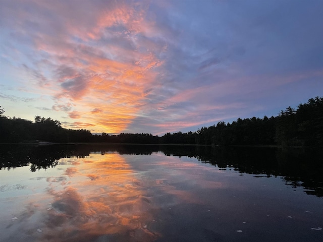 207 Long Pond Rd, Danville, NH 03819 - water view featuring a heavily wooded area