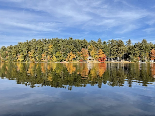 207 Long Pond Rd, Danville, NH 03819 - water view featuring a heavily wooded area