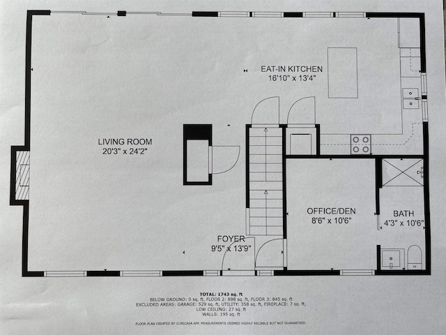 207 Long Pond Rd, Danville, NH 03819 - view of floor plan / room layout