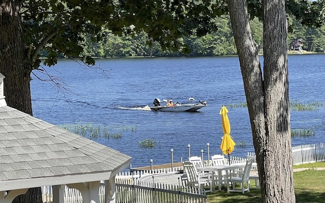 207 Long Pond Rd, Danville, NH 03819 - dock area featuring a water view