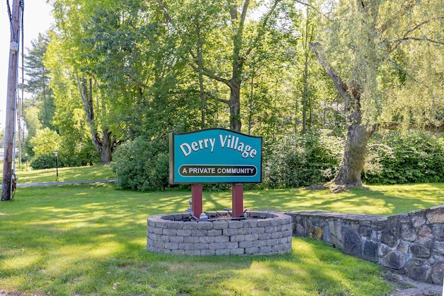 4B Pine Isle Dr Unit B, Derry, NH 03038 - community / neighborhood sign with a lawn