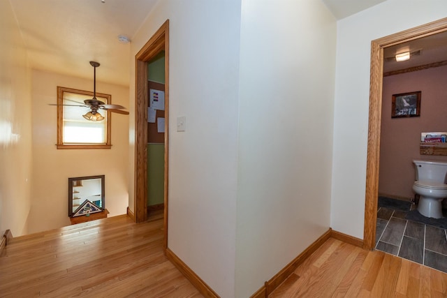 4B Pine Isle Dr Unit B, Derry, NH 03038 - corridor with wood finished floors and baseboards