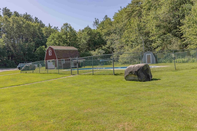 4B Pine Isle Dr Unit B, Derry, NH 03038 - view of yard featuring a barn and an outdoor structure