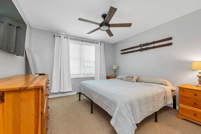 16 Damsite Rd, Barnstead, NH 03225 - carpeted bedroom with ceiling fan and baseboards