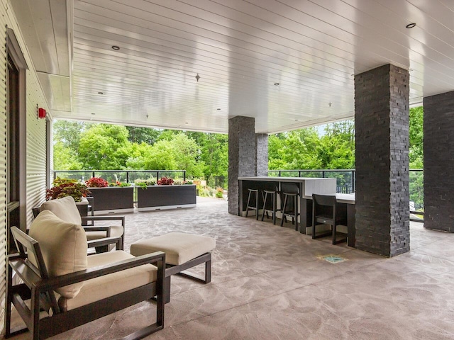 125 Cambrian Way Unit 610, Burlington, VT 05401 - view of patio / terrace with an outdoor living space