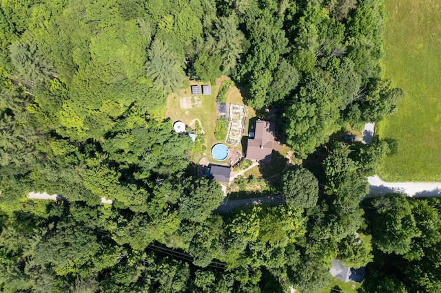 30 W Rd, Hubbardton, VT 05743 - aerial view of property's location with a heavily wooded area