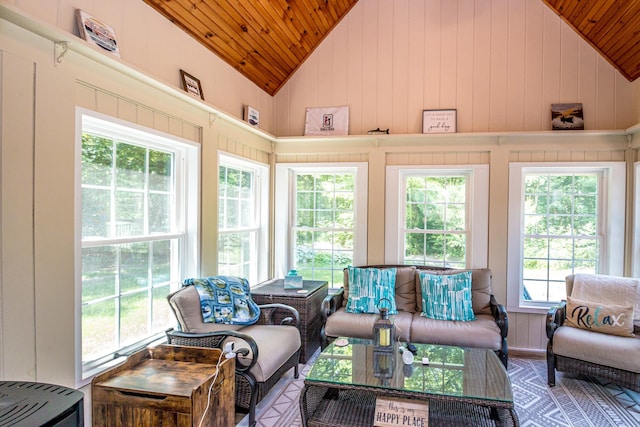 11 Captain Lovewell Ln, Ossipee, NH 03814 - sunroom / solarium with lofted ceiling and wood ceiling