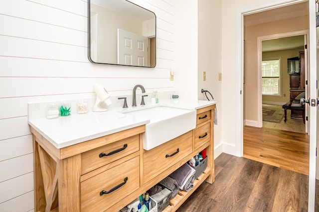 11 Captain Lovewell Ln, Ossipee, NH 03814 - bathroom featuring vanity and wood finished floors