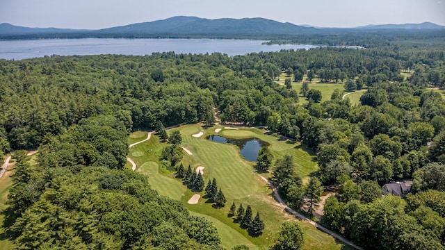 11 Captain Lovewell Ln, Ossipee, NH 03814 - aerial view of a water and mountain view and a local golf course