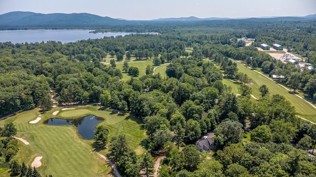 11 Captain Lovewell Ln, Ossipee, NH 03814 - aerial view of a water and mountain view and a golf course