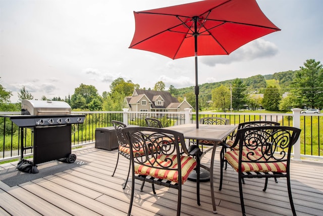 12 Encore Pl, Dover, VT 05356 - deck featuring grilling area and outdoor dining area