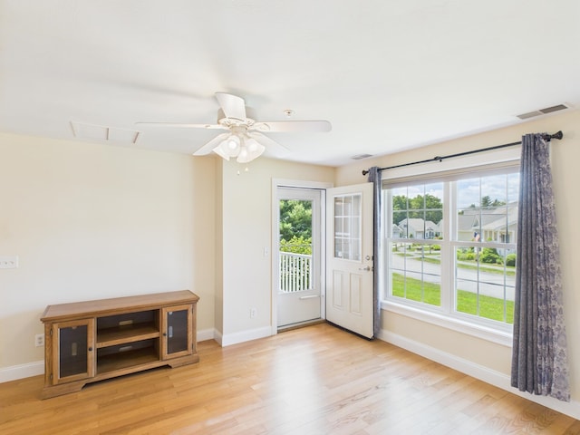 6 Stearns Ln Unit 103, Merrimack, NH 03054 - spare room featuring light wood finished floors and a ceiling fan