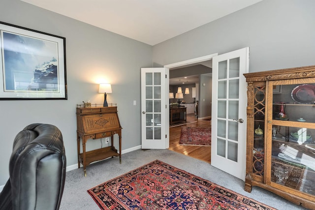 25 Reserve Way Unit 60, Milford, NH 03055 - carpeted office featuring french doors and baseboards