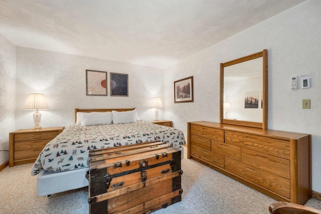 F22 Christmas Mountain Rd Unit 22, Bartlett, NH 03812 - bedroom featuring light colored carpet and a textured wall