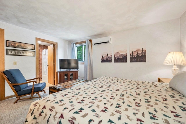F22 Christmas Mountain Rd Unit 22, Bartlett, NH 03812 - carpeted bedroom with an AC wall unit