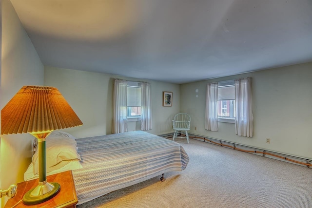 3247 Rte 302, Lisbon, NH 03585 - bedroom featuring baseboard heating and carpet floors