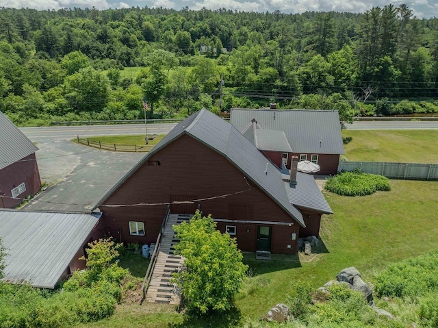 3247 Rte 302, Lisbon, NH 03585 - view from above of property featuring a heavily wooded area
