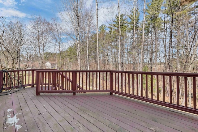 107 Peaked Hill Rd, Hopkinton, NH 03229 - view of wooden deck