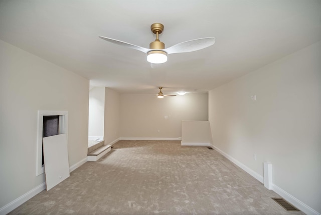 50 Newfields Rd Unit A, Exeter, NH 03833 - carpeted spare room with a ceiling fan and baseboards